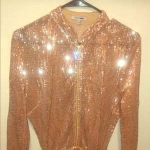 Fashion Nova Rose Gold Jumpsuit